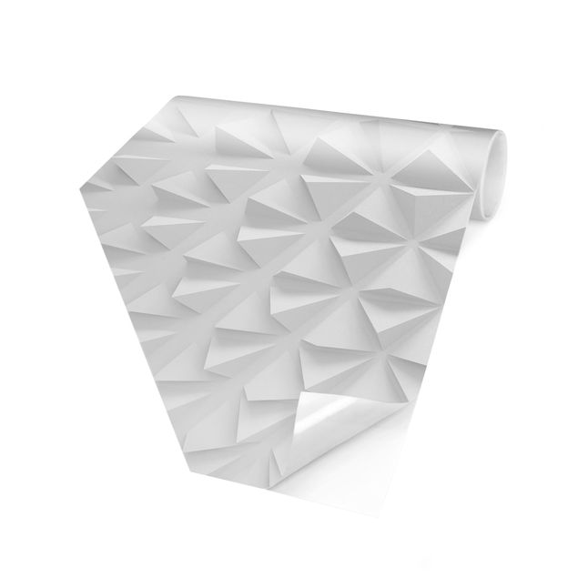 Wallpapers white Geometrical Pattern 3D Effect