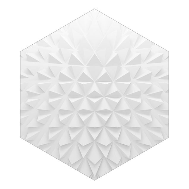 Peel and stick wallpaper Geometrical Pattern 3D Effect