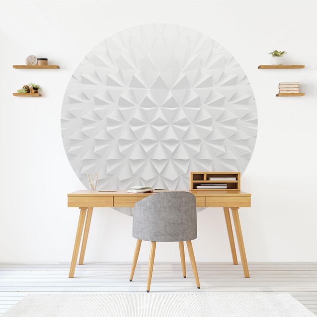 Modern wallpaper designs Geometric Pattern 3D Effect