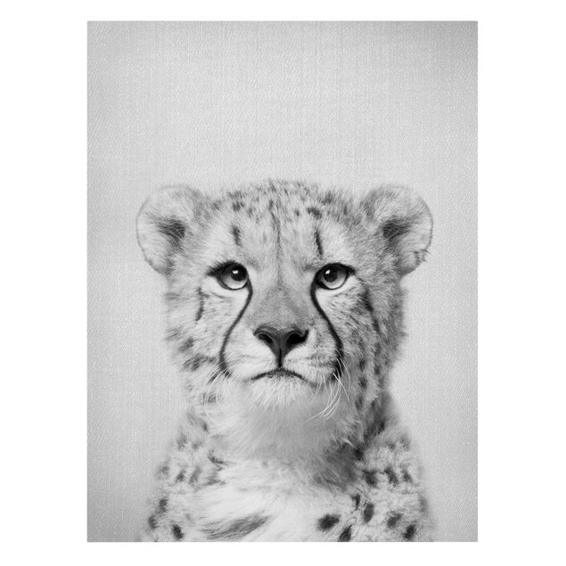Contemporary art prints Cheetah Gerald Black And White