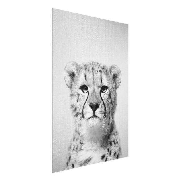 Prints animals Cheetah Gerald Black And White