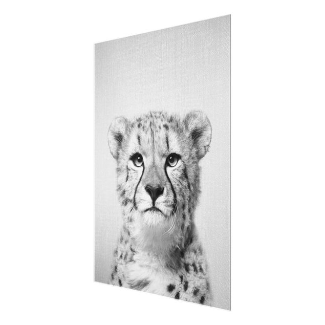 Gal Design Cheetah Gerald Black And White