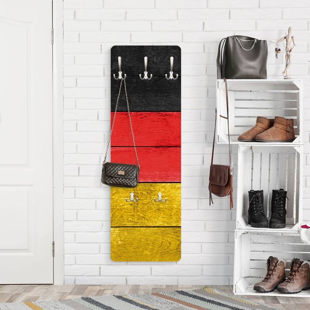 Wall mounted coat rack stone Germany Woodwall