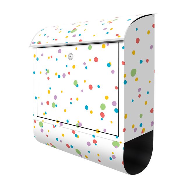 Letterboxes Drawn Little Dots Colourful