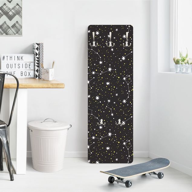 Coat rack patterns Drawn Starry Sky With Great Bear