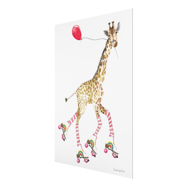 Prints Giraffe on a joy ride