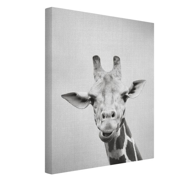 Wall art black and white Giraffe Gundel Black And White