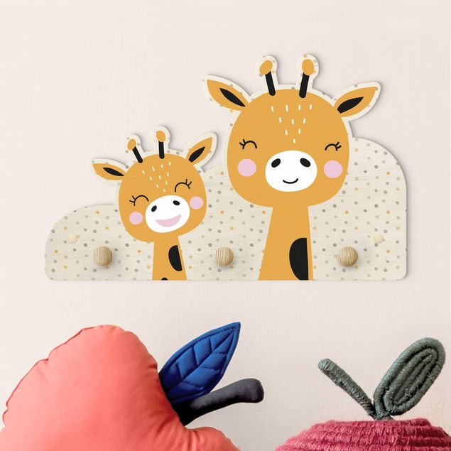 Kids room decor Giraffe With Baby Giraffe