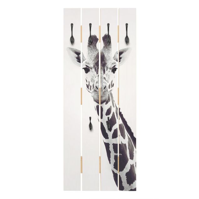 Monika Strigel Art prints Giraffe Portrait In Black And White