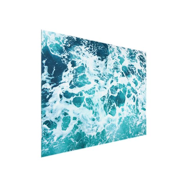Glass prints landscape Sea Foam On The High Seas