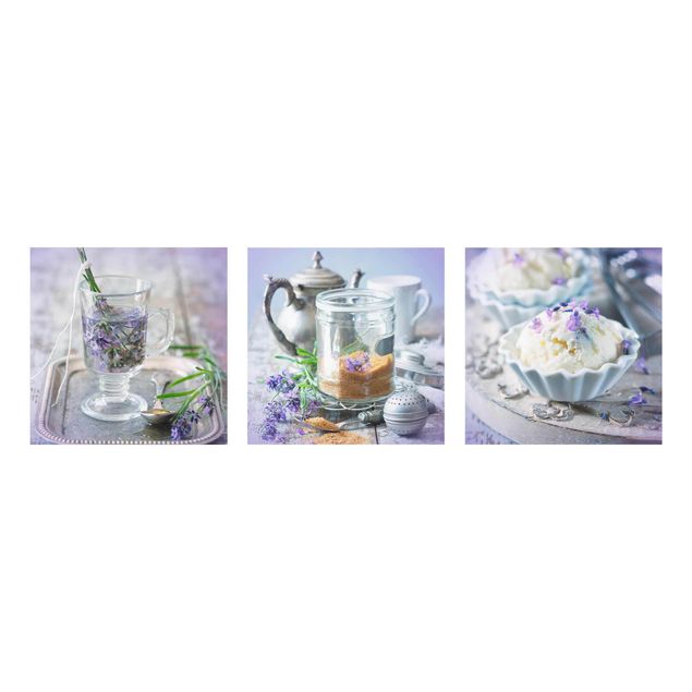 Prints floral Lavender Set Vintage