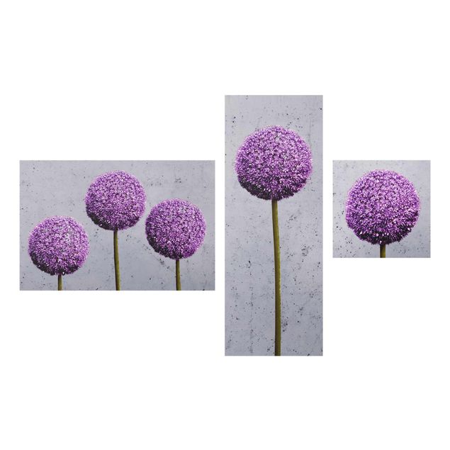 Prints flower Allium Round-Headed Flower