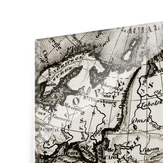 Prints Old World Map Details