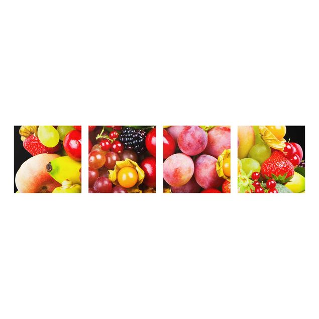 Prints floral Colourful Exotic Fruits