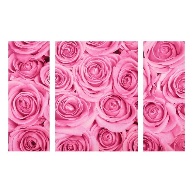 Flower print Pink Roses