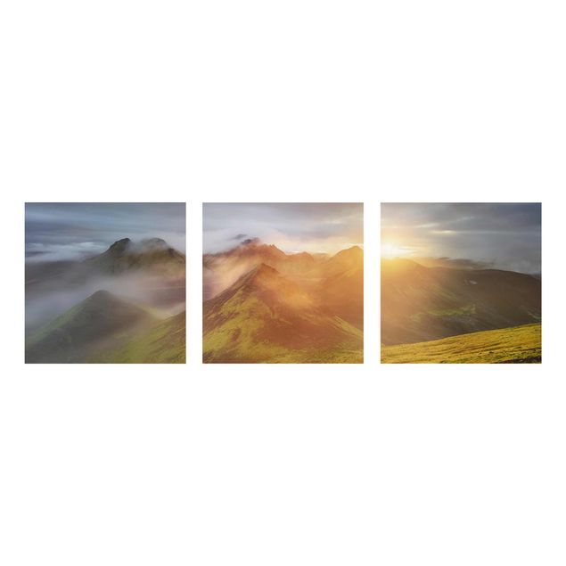 Landscape canvas prints Storkonufell In Sunrise