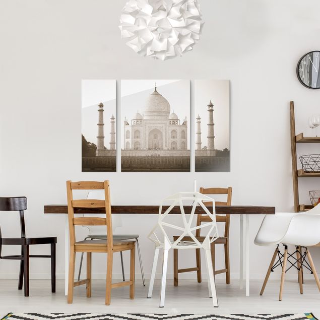 Glass prints architecture and skylines Taj Mahal