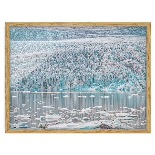 Nature art prints Glacier On Iceland
