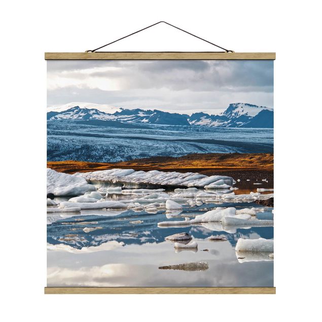 Contemporary art prints Glacier Lagoon