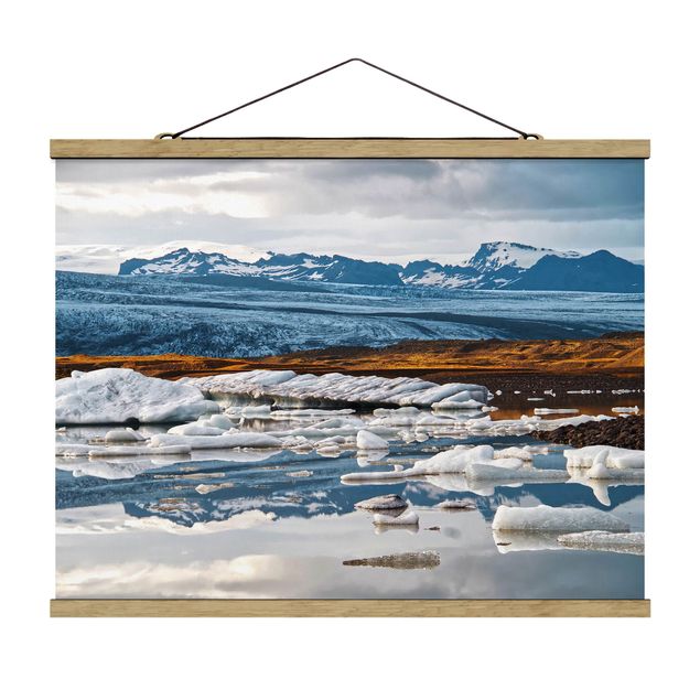 Contemporary art prints Glacier Lagoon