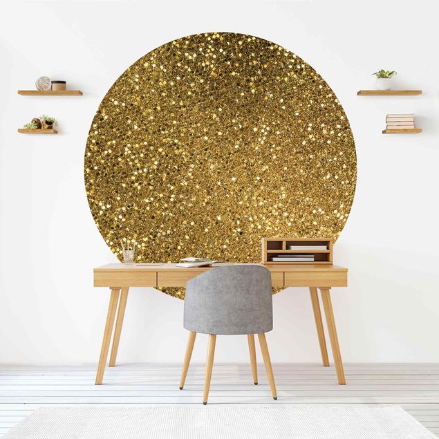 Silver wallpapers Glitter Confetti In Gold