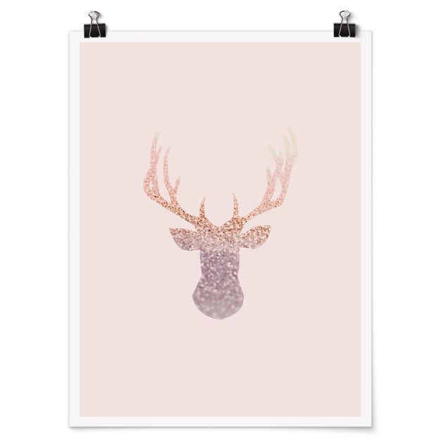 Contemporary art prints Shimmering Deer