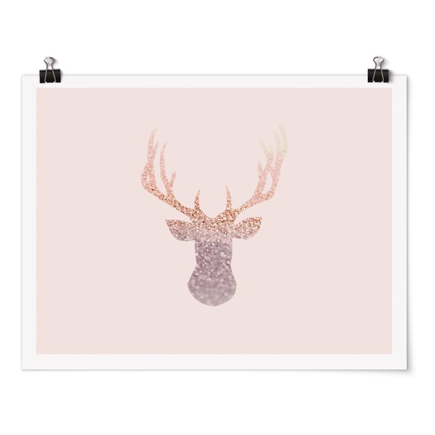 Contemporary art prints Shimmering Deer