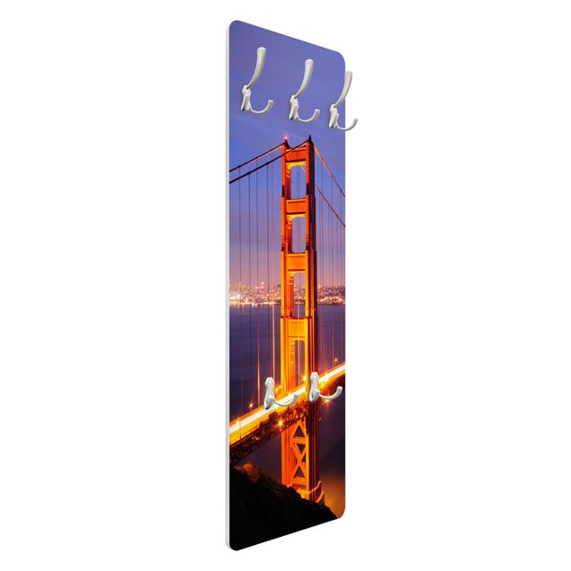 Coat rack - Golden Gate Bridge At Night