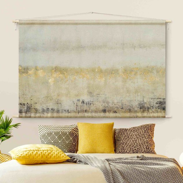 extra large tapestry Golden Colour Fields I