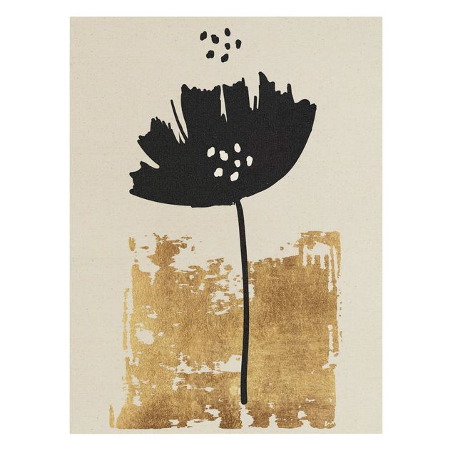 Canvas prints art print Golden Poppy Flower