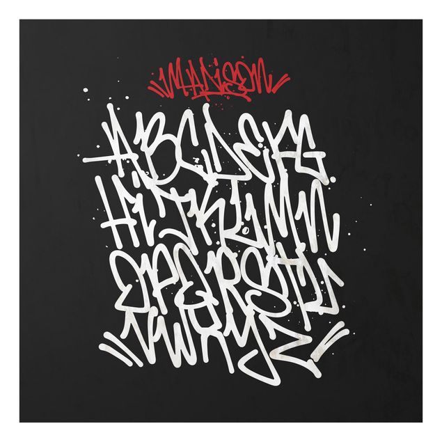 Prints Graffiti Art Alphabet