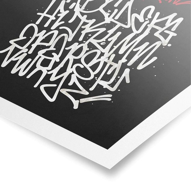 Prints Graffiti Art Alphabet