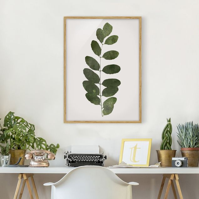 Prints fishes Graphical Plant World - Dark Green