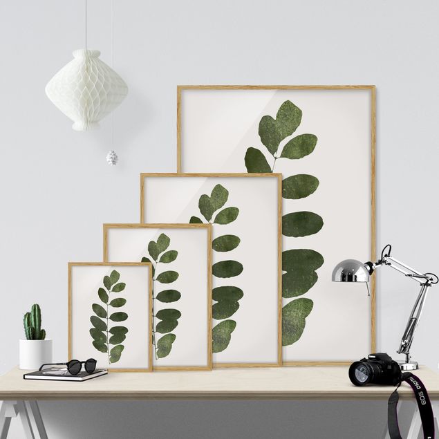 Floral prints Graphical Plant World - Dark Green