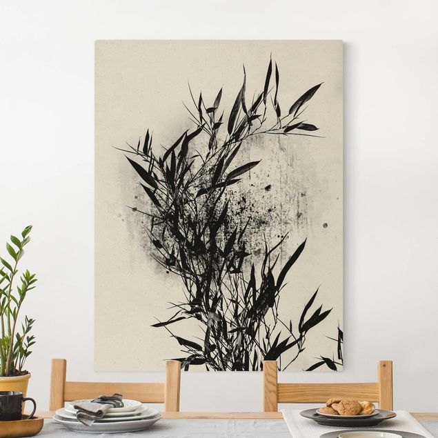 Kitchen Graphical Plant World - Black Bamboo
