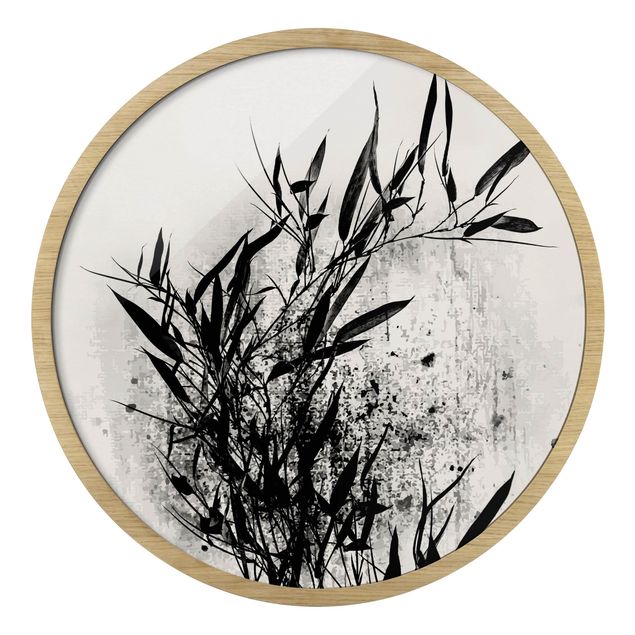 Art posters Graphical Plant World - Black Bamboo