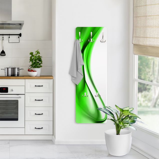 Wall mounted coat rack Green Touch