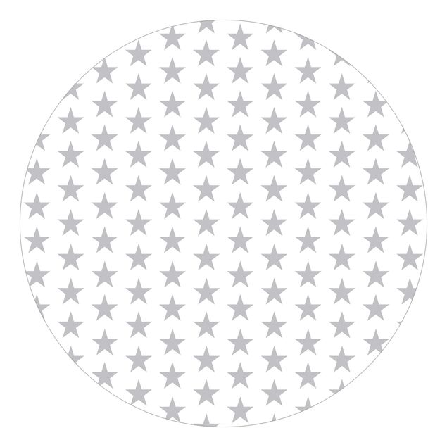 Wallpapers patterns Large Grey Stars On White