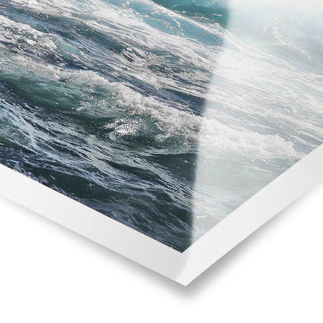 Posters landscape Large Wave Hawaii