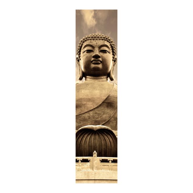 Panel curtains Big Buddha Sepia