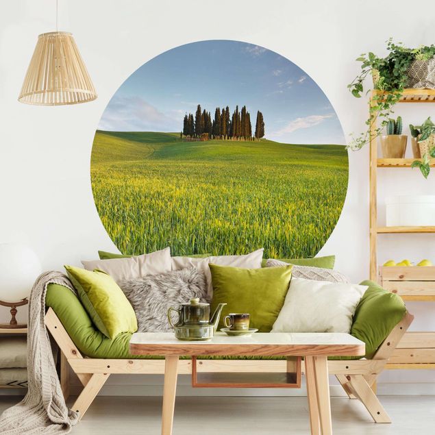 Wallpapers modern Green Field In Tuscany