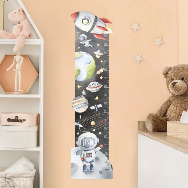 Wall stickers universe Greetings from Jupiter with custom name