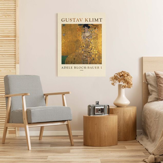 Canvas prints art print Gustav Klimt - Adele Bloch-Bauer I - Museum Edition