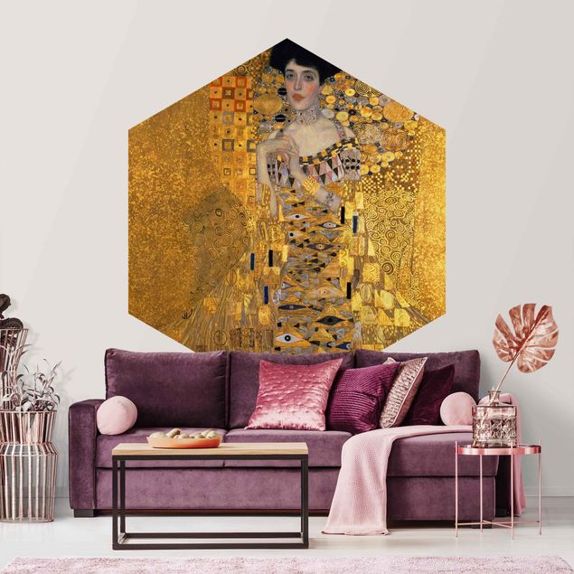 Gold wallpapers Gustav Klimt - Portrait Of Adele Bloch-Bauer I