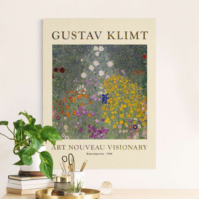 Art deco prints Gustav Klimt - Farmer's Garden - Museum Edition