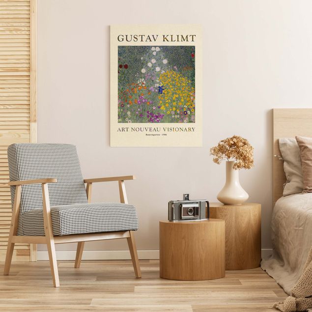 Canvas art Gustav Klimt - Farmer's Garden - Museum Edition