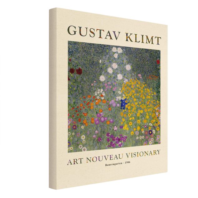 Prints green Gustav Klimt - Farmer's Garden - Museum Edition