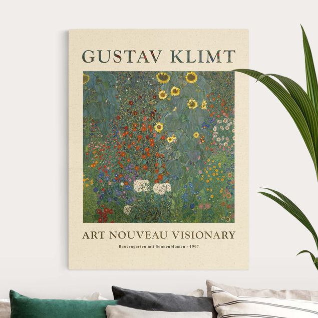 Gustav klimt prints Gustav Klimt - Farmer's Garden With Sunflowers - Museum Edition