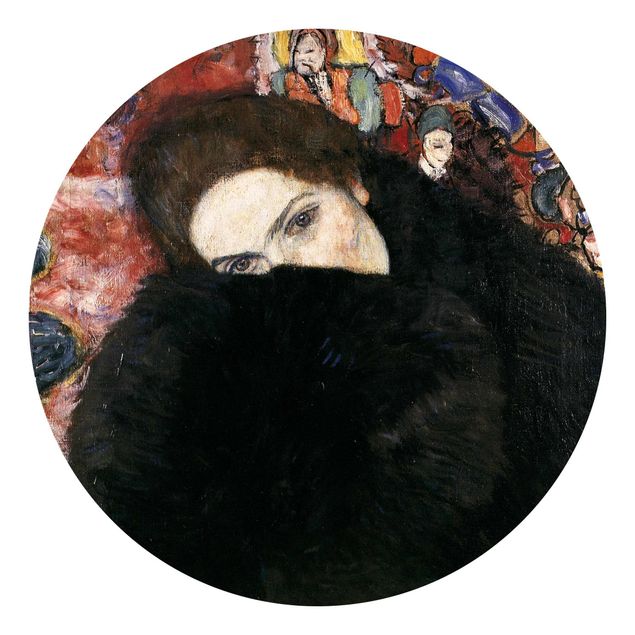 Wallpapers modern Gustav Klimt - Lady With A Muff