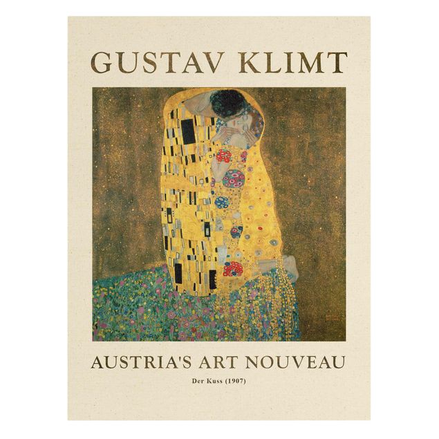 Modern art prints Gustav Klimt - The Kiss - Museum Edition